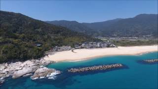 岸良海岸（鹿児島県肝付町）ドローン空撮