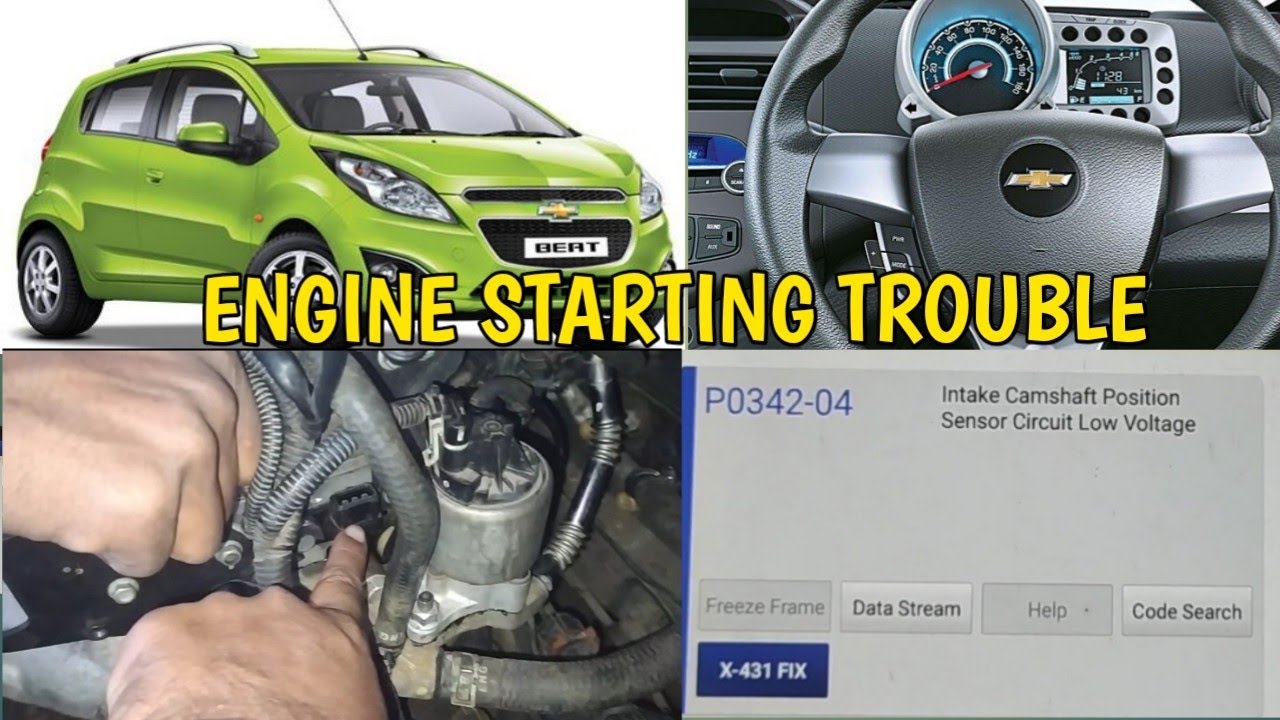 Chevrolet Beat P0342 Fault Code Fix Engine Starting Problem Youtube