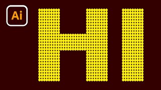 How to Create a Dotted Text Effect in Illustrator