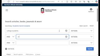 Finding Articles Using Academic Search Complete