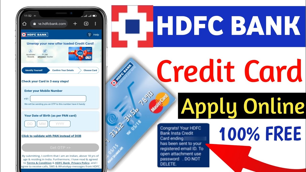 How To Apply HDFC Credit Card Online - HDFC Credit Card Apply Online ...