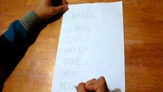 Chunking Mnemonic Memory Technique