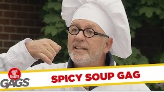 Extremely Spicy Soup Prank