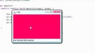 Java Programming Tutorial 76 MouseMotionListener interface