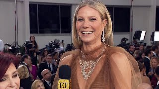 Gwyneth Paltrow Jokes About Her Dress Before Being 'Over the Hill' | Golden Globes 2020