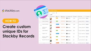 Create Custom Unique IDs for Stackby Records | Stackby Formulas