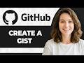 How to Create GitHub Gist (Step By Step) (2026 Guide)
