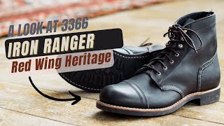 Red Wing Heritage - Women's Iron Ranger No.3366 - Black Boundary Leather