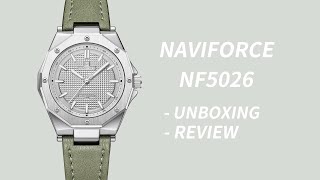 Unboxing Review丨NAVIFORCE Watch NF5026 Japanese Quartz Couple Watch Unisex Style Amazing Dial Design