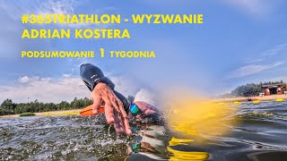 ADRIAN KOSTERA - #365TRIATHLON WYZWANIE - PODSUMOWANIE 1 TYGODNIA - ZALEW STRADOMIA - SYCÓW