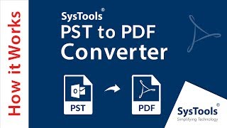 Convert & Save Bulk Outlook PST File Emails into PDF File Format