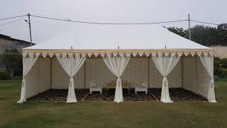 Walk Around Video of 4m x 8m Marquee Tent | Indian Tent | Wedding Marquee Tent | Tent Company