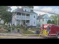 Firefighters Put Out Flames on Quincy Home