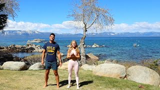 LOW IMPACT CARDIO in LAKE TAHOE || Just Married Workout Video