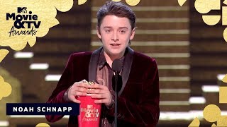 Noah Schnapp Accepts the Award for Most Frightened Performance | 2018 MTV Movie