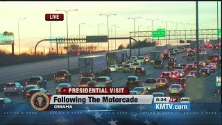 Live report: I-80 traffic check as President Obama's motorcade departs Omaha