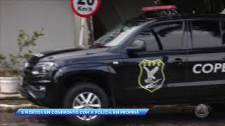 Cinco suspeitos são mortos durante confronto com a Polícia em Propriá - CA