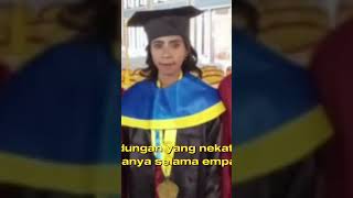 Mahasiswi gadungan terbongkar saat wisuda, sungguh tega membohongi ortu 4 tahun. #shorts