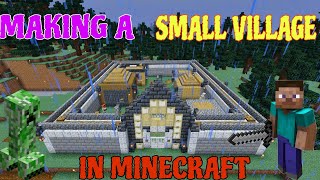 MAKING A SMALL VILLAGE BUT MY LAPTOP DIES (MINECRAFT EP.9)