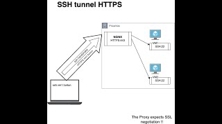 How to expose ssh on https tunnel