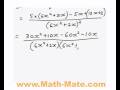 The quotient rule for calculus The quotient rule for calculus