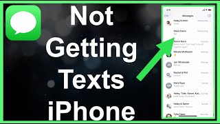 Not Getting Text Messages iPhone