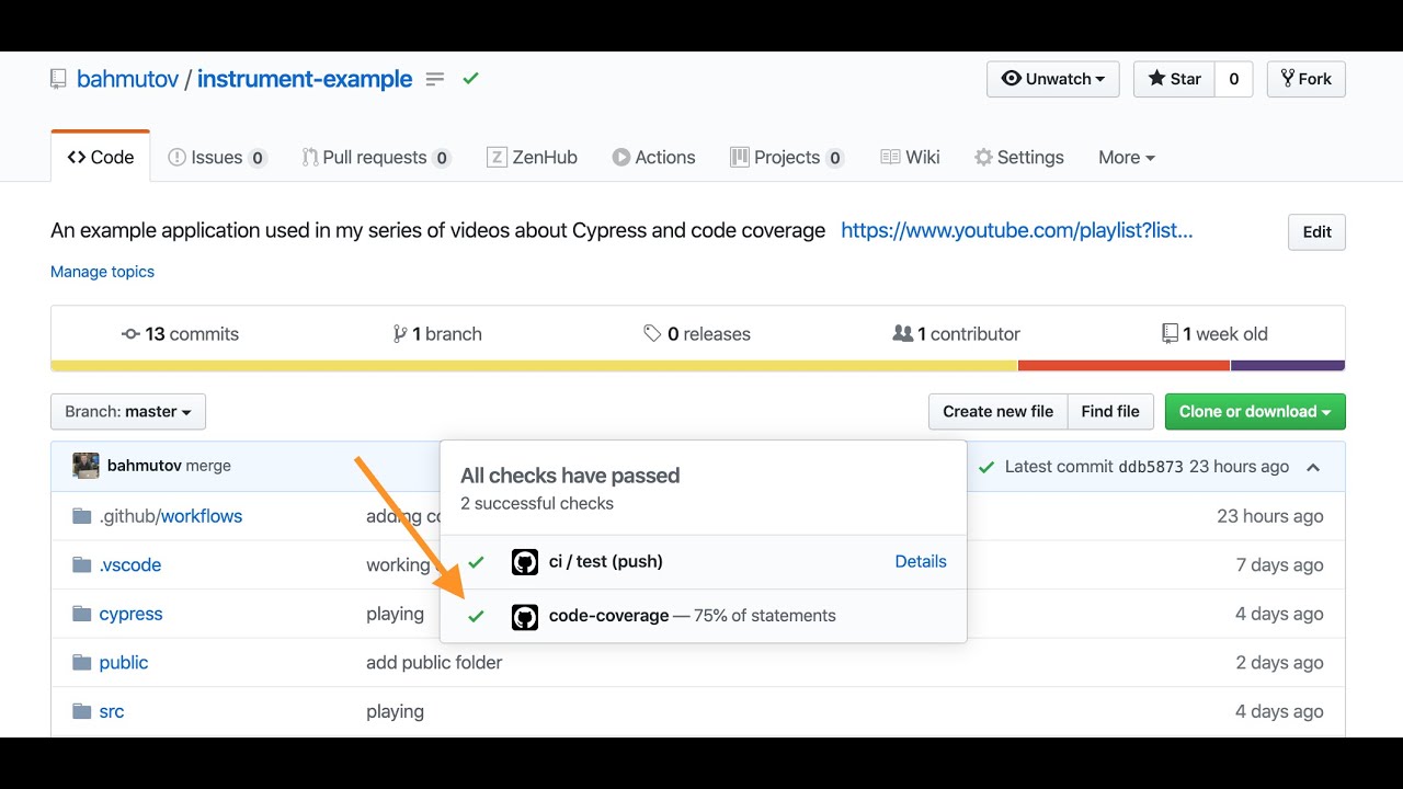 Show Code Coverage In Commit Status Check Youtube