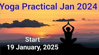 vmou Yoga practical Camp january 2024 || vmou dys practical camp 2024 || vmou yoga science practical