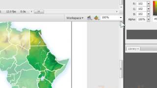 10. Adobe Flash Tutorial CS3 - DiDA 202 - Africa Map 1