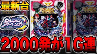 新台【わんニャンアドベンチャー】2000発が1G連するパチンコ台