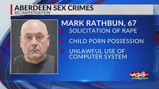 Aberdeen man arrested for rape solicitation, child porn