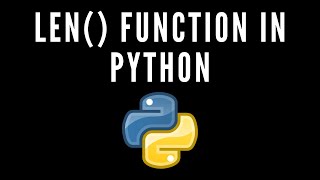 Len function in python explained Python bootcamp | #Pythonlenfunction