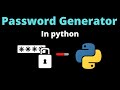 Password Generator in python || python project