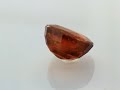 oval hessonite gomedh garnet gemstone