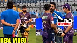 Rohit Sharma said SORRY to Rinku Singh for not selecting him in Team India for T20 WC 2024
