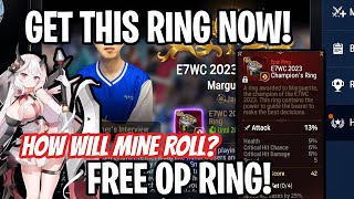 E7WC RING! HOW TO CLAIM \u0026 ENHANCE [Epic Seven]