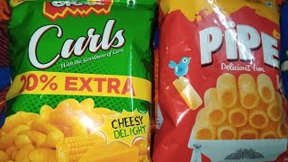 Crax Curls Cheesy Delight Vs Pipe Delicious Fun