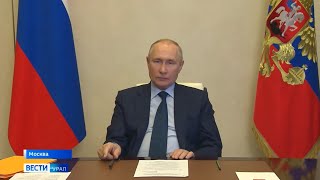 Владимир Путин дал старт автомобильному движению на участке трассы Казань-Екатеринбург