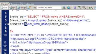 7. Using PHP to query a mySQL database