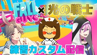 【Fall Guys/フォールガイズ】FallGuysヒカセン杯 練習カスタム！Eチーム視点【Vtuber】