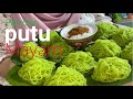 Resep & Cara Membuat Putu Mayam Pandan  tanpa kinca bisa utk Frozen Food