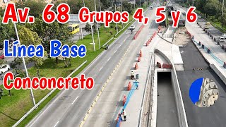 Asi van Grupos 4 5 y 6 Avenida 68 Transmilenio