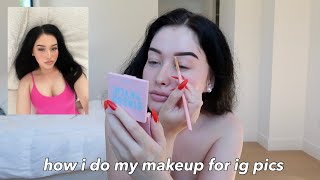 GRWM: makeup I do to take instagram pictures