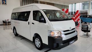 2022 Toyota HIACE 16 Seats White Color - Toyota Passenger Van Mini Bus | Exterior and Interior