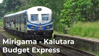 Mirigama - Kalutara Budget Express Train in Sri Lanka Railways