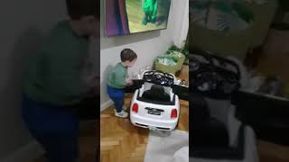 Benjamín poniendo ritmo