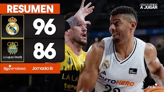 Real Madrid - La Laguna Tenerife (96-86) RESUMEN | Liga Endesa 2024-25