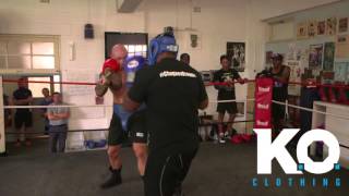 Lucas Browne stuns sparring partner ahead of Ruslan Chagaev fight March 5th