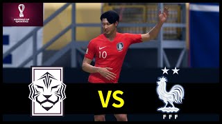 2022 카타르 월드컵 8강 대한민국 vs 프랑스 하이라이트 (피파20)