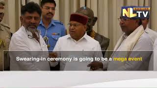 SWEARING-IN CEREMONY OF K’TAKA CM \u0026 DY CM DESIGNATE ALL SET